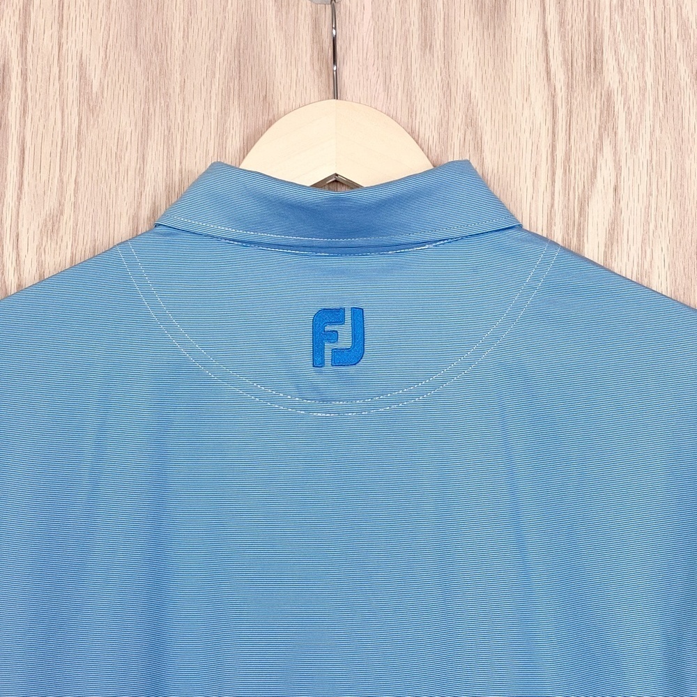 FootJoy Men’s FJ Striped Short Sleeve Polo Golf Shirt Size Large - Picture 6 of 8